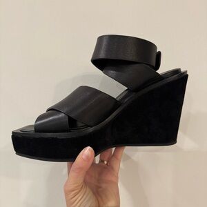 Rag & Bone Black Wedges
